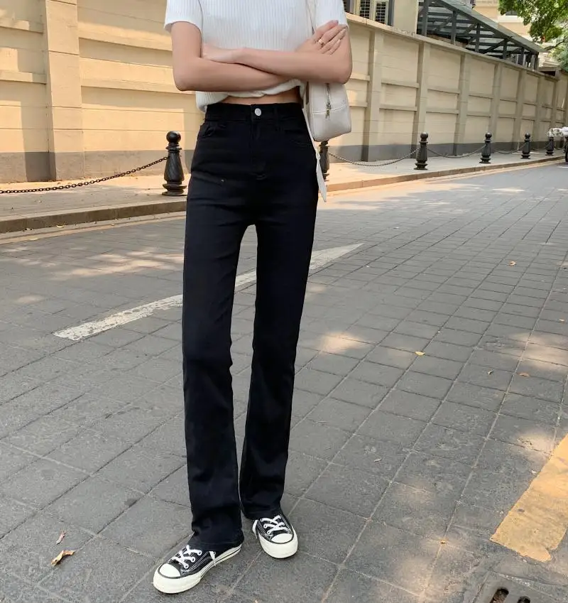DD3069 New fashion all-match high-waisted slim all-match wide-leg trousers and jeans
DD3069 New fashion all-match high-waisted slim all-match wide-leg trousers and jeans