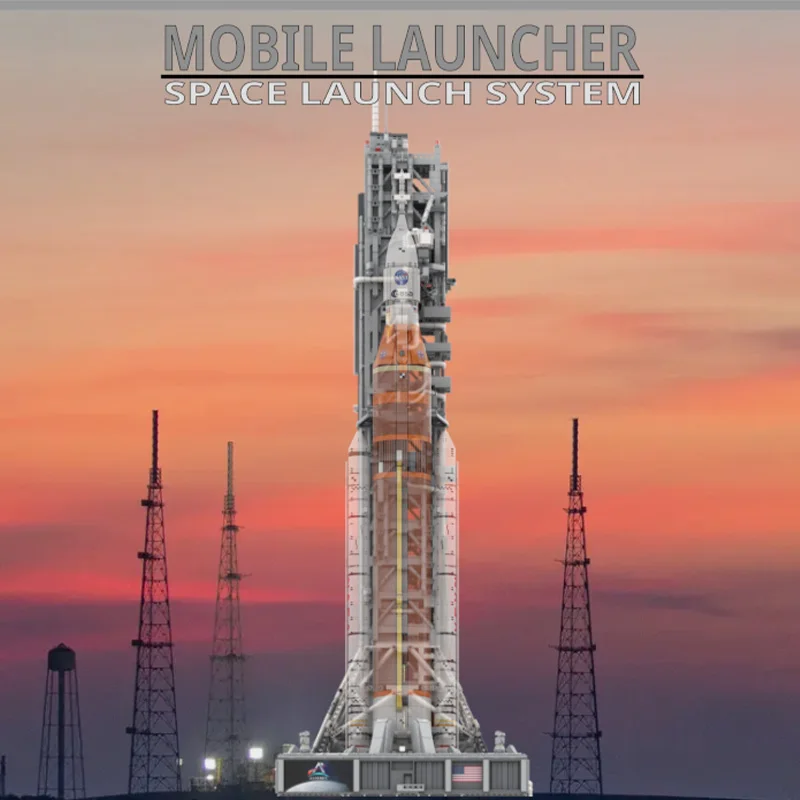 New 9959pcs Tech-High SLS Mobile Launcher Creative Building Blocks Customized MOC-136982 Bricks Children Birthday Toys Xmas Gift
New 9959pcs Tech-High SLS Mobile Launcher Creative Building Blocks Customized MOC-136982 Bricks Children Birthday Toys Xmas Gift