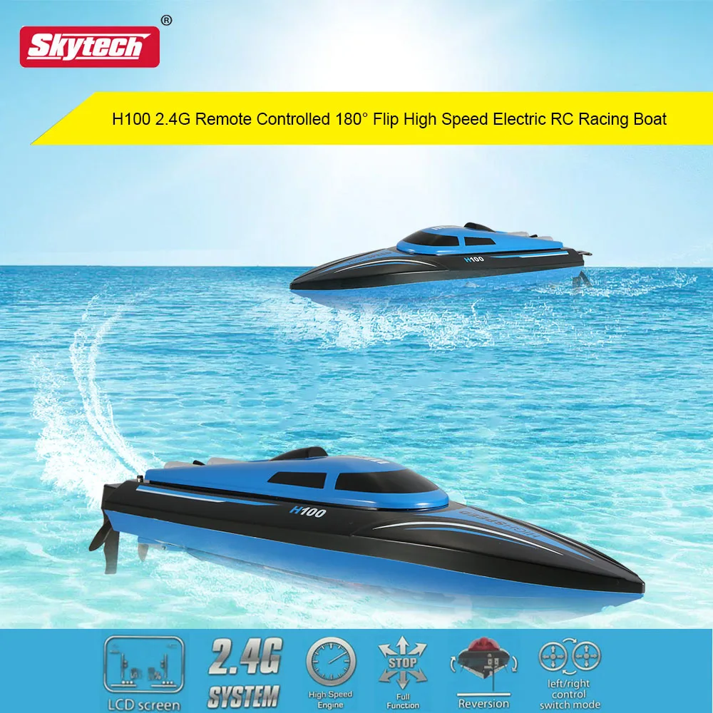 2,4G радиоуправляемая рыболовная лодка, оригинальная приманка Skytech H100 с дистанционным управлением, поворот на 180 °, двойной двигатель, высокос...
2,4G радиоуправляемая рыболовная лодка, оригинальная приманка Skytech H100 с дистанционным управлением, поворот на 180 °, двойной двигатель, высокос...