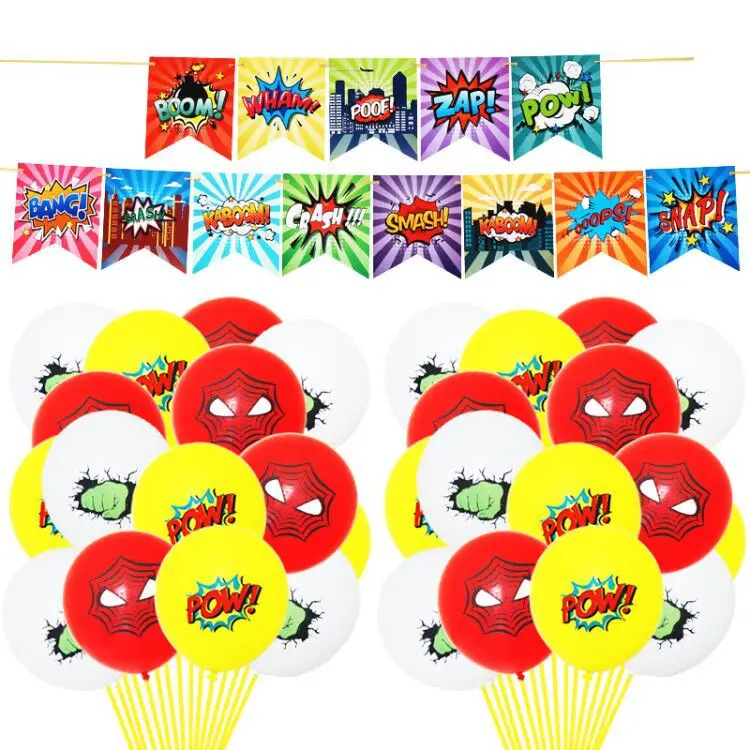 Marvel Avengers Superhero Character Cartoon Themed Kids Birthday Party Latex Balloons Baby Shower Party Decoration Kids Gift Toy
Marvel Avengers Superhero Character Cartoon Themed Kids Birthday Party Latex Balloons Baby Shower Party Decoration Kids Gift Toy