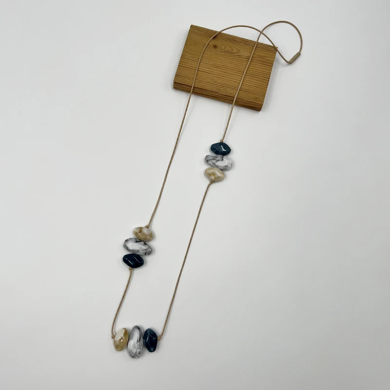 Suekees Boho Vintage Fashion Jewelry Sweater Chain Charms Long Necklace Wax Cord Acrylic Beads Earthy Necklace Women Accessories
Suekees Boho Vintage Fashion Jewelry Sweater Chain Charms Long Necklace Wax Cord Acrylic Beads Earthy Necklace Women Accessories