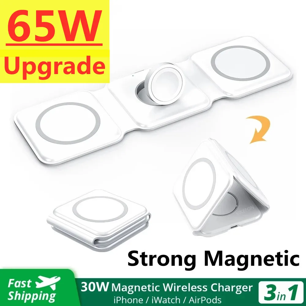 2023 65W 3 in 1 Magnetic Wireless Charger Pad Stand for / 14 13 12 Pro Max Qi Fast Charging Dock Station for a-pple Watch
2023 65W 3 in 1 Magnetic Wireless Charger Pad Stand for / 14 13 12 Pro Max Qi Fast Charging Dock Station for a-pple Watch