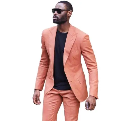 2022 Latest Designs Peaked Lapel Two Buttons Men Suits Custome Homme Peach Tuxedos Cool Blazer Men Handsome Slim(Jacket+Pants)
2022 Latest Designs Peaked Lapel Two Buttons Men Suits Custome Homme Peach Tuxedos Cool Blazer Men Handsome Slim(Jacket+Pants)