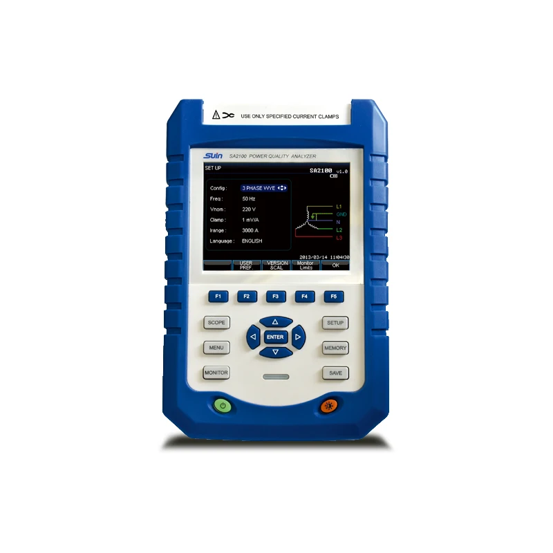 Electrical SA2100 Electrical Multi-Function smart energy power analyzer meter power quality meter
Electrical SA2100 Electrical Multi-Function smart energy power analyzer meter power quality meter