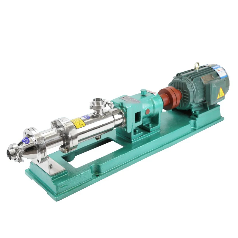 G10-1T Electric Stainless Steel Thick Slurry Pump Blenders G Type Small Mixer 304 Single Screw Pumps For Syrup Honey Cream 550W
G10-1T Electric Stainless Steel Thick Slurry Pump Blenders G Type Small Mixer 304 Single Screw Pumps For Syrup Honey Cream 550W