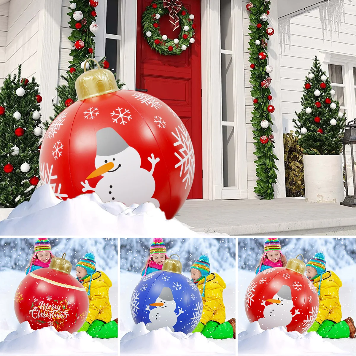 Inflatable Christmas Ball with LED Light and Remote Control 23.6 Inch Giant Light up Christmas Blow up Ball Reusable Inflatable
Inflatable Christmas Ball with LED Light and Remote Control 23.6 Inch Giant Light up Christmas Blow up Ball Reusable Inflatable