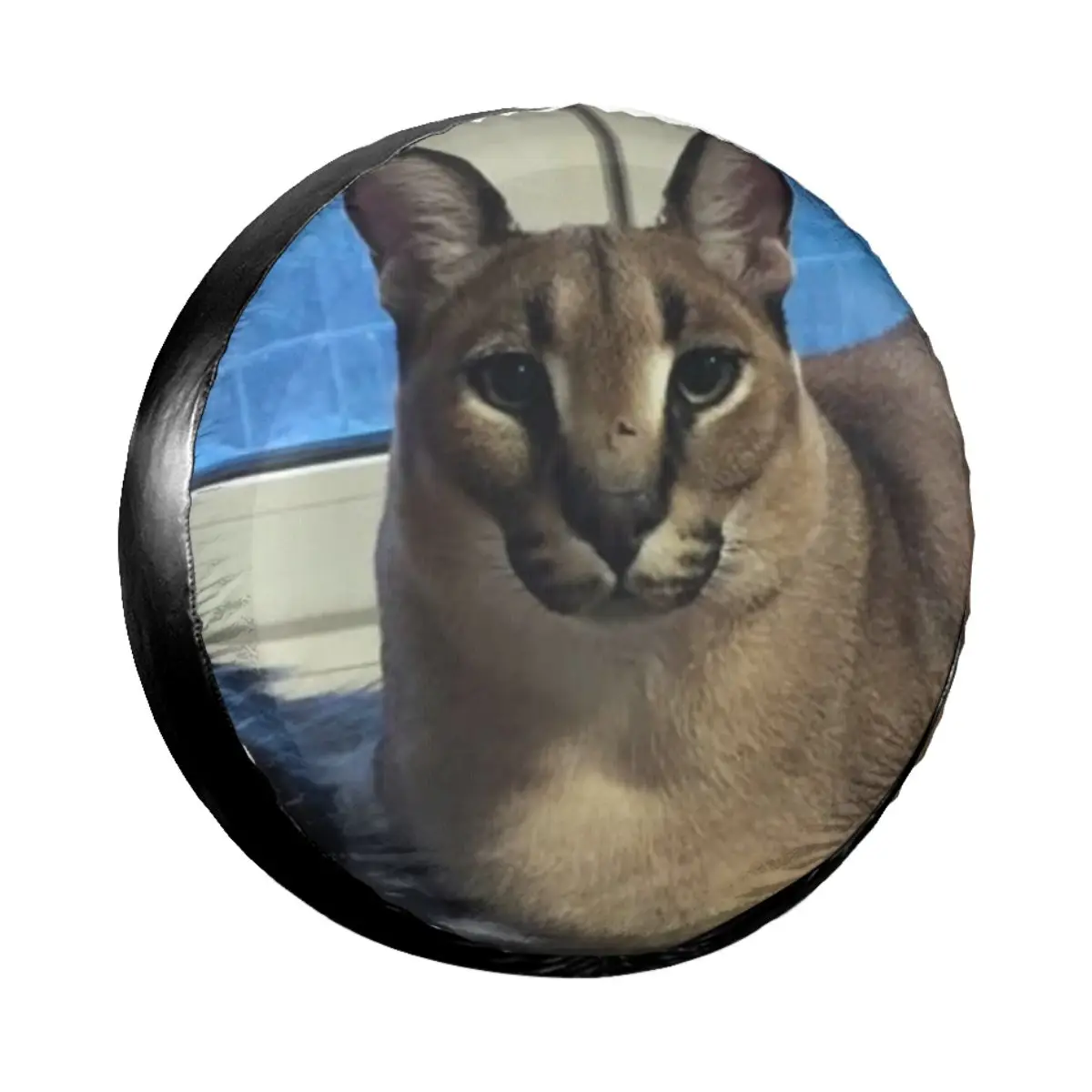 Custom Floppa Caracal Spare Tire Cover for Mitsubishi Pajero Cute Cat Car Wheel Protectors 14" 15" 16" 17" Inch
Custom Floppa Caracal Spare Tire Cover for Mitsubishi Pajero Cute Cat Car Wheel Protectors 14" 15" 16" 17" Inch
