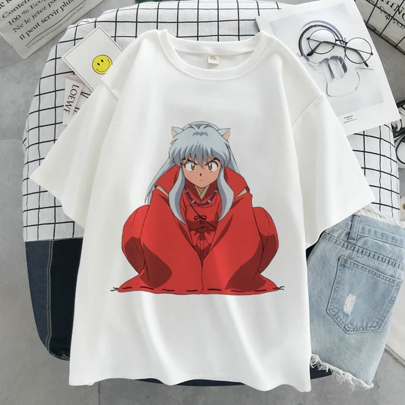 Футболка Kawaii Inuyasha с графическим принтом, женская футболка в стиле Харадзюку, футболки в японском стиле аниме для женщин, футболки Y2k, топы
Футболка Kawaii Inuyasha с графическим принтом, женская футболка в стиле Харадзюку, футболки в японском стиле аниме для женщин, футболки Y2k, топы