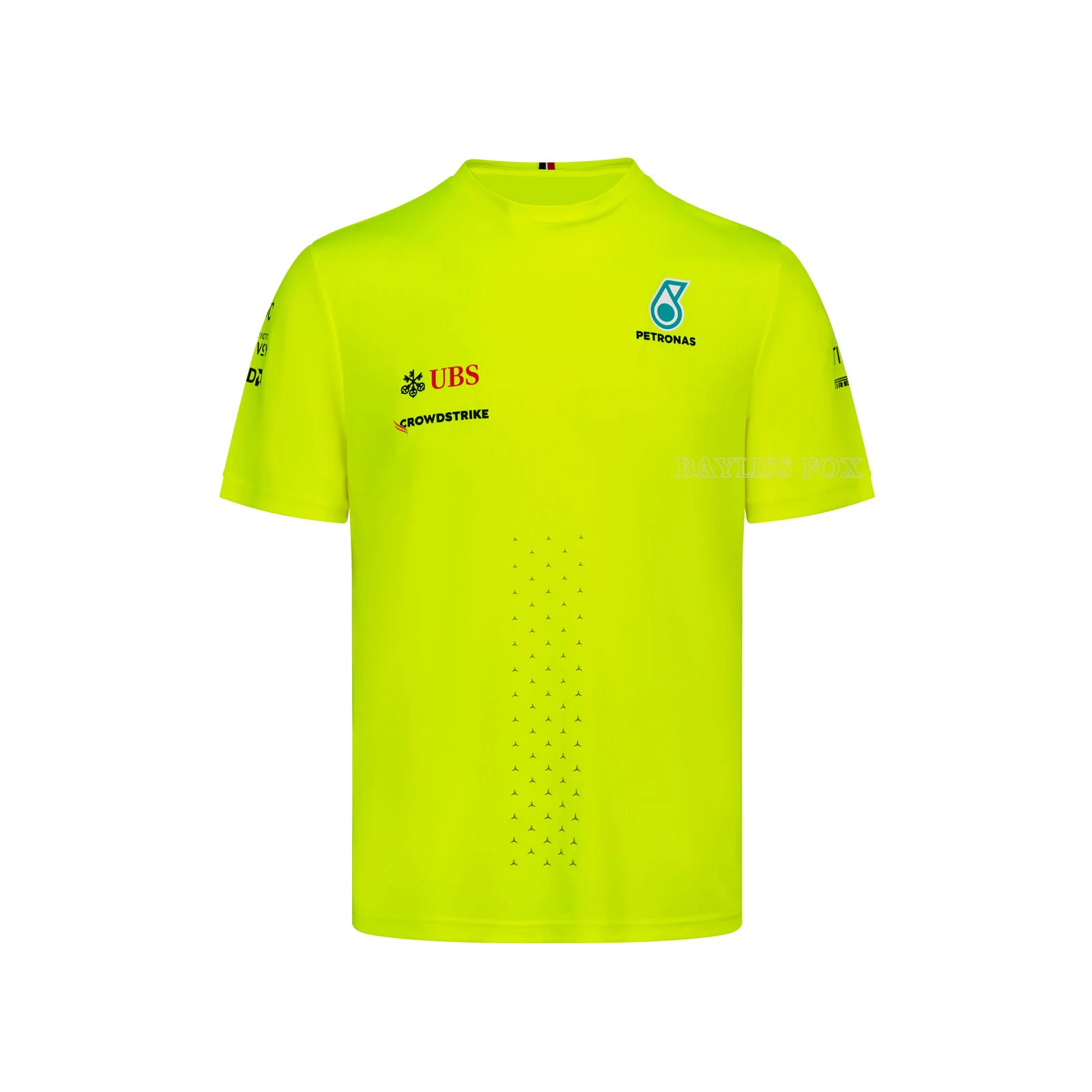2022 F1 Team Racing For Mercedes Benz T-shirt Petronas Formula one Men's Summer Quick Dry Breathable Green Do Not Fade Tee
2022 F1 Team Racing For Mercedes Benz T-shirt Petronas Formula one Men's Summer Quick Dry Breathable Green Do Not Fade Tee