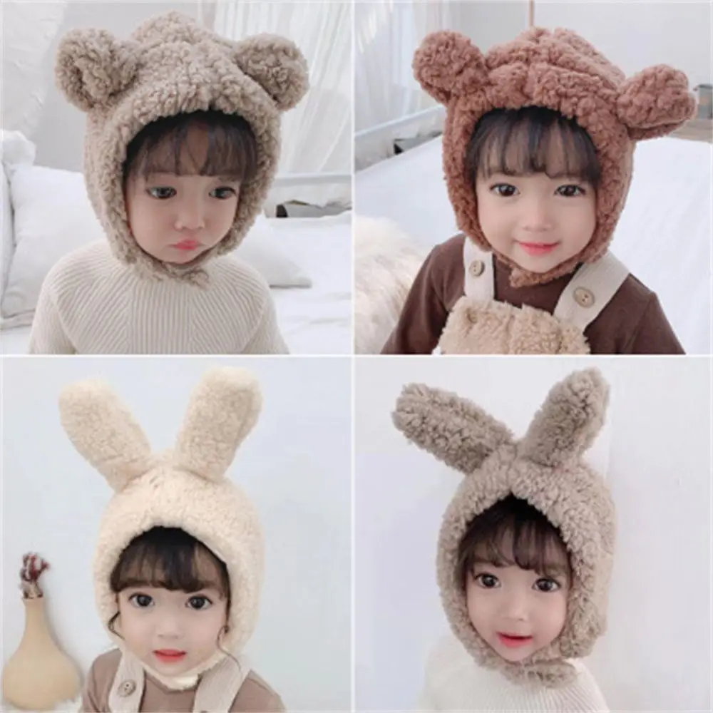 Cute Winter Warm Boys and Girls Plush Hooded Scarf Earflap Ear Protection Warm Hat Rabbit Ear Cap Baby Winter Hat
Cute Winter Warm Boys and Girls Plush Hooded Scarf Earflap Ear Protection Warm Hat Rabbit Ear Cap Baby Winter Hat