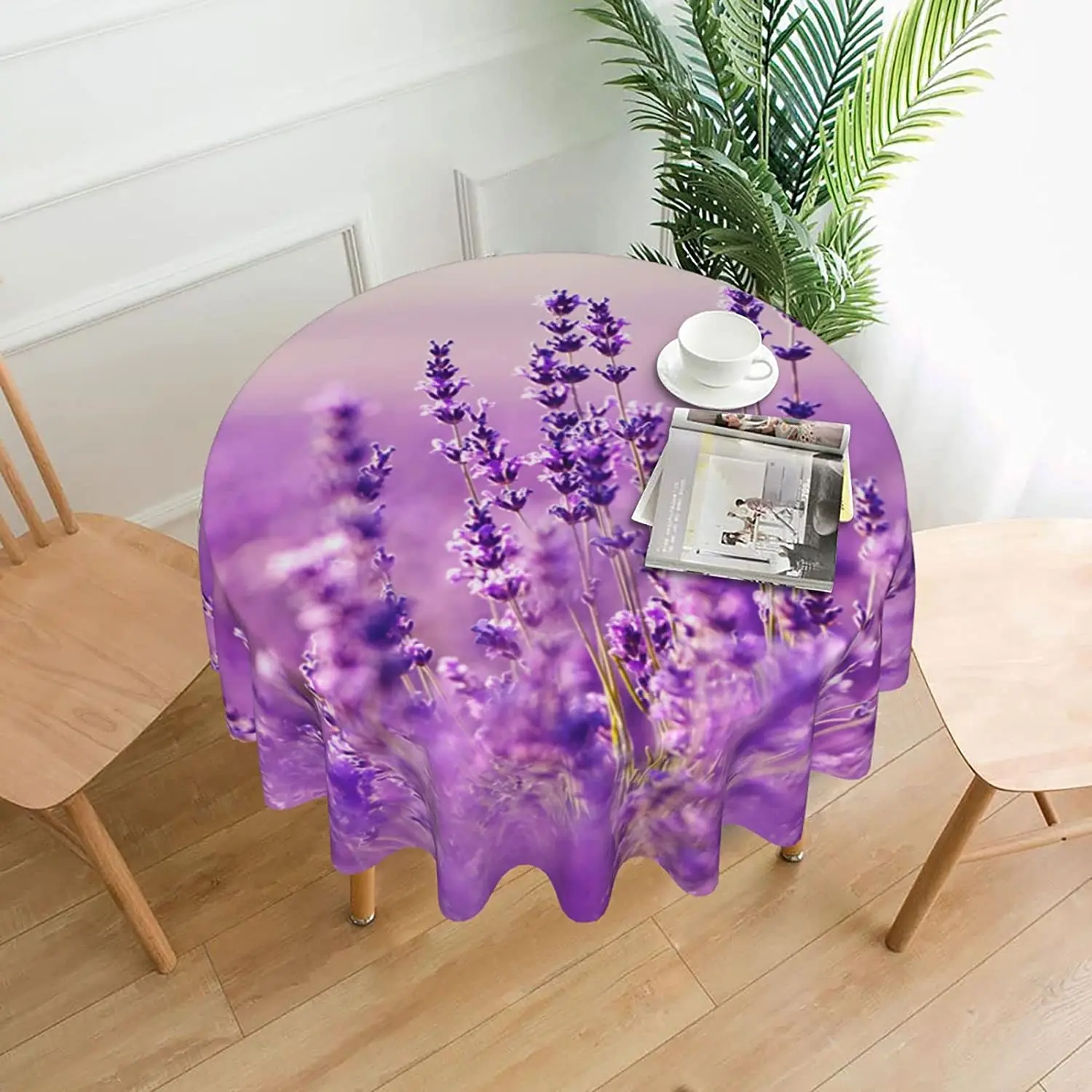 Lavender Field Purple Round Table Cover Polyester Stain and Wrinkle Resistant Table Cloth for Kitchen Dining Coffee Party
Lavender Field Purple Round Table Cover Polyester Stain and Wrinkle Resistant Table Cloth for Kitchen Dining Coffee Party