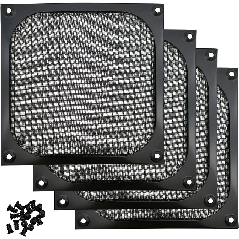 140Mm Desktop Computer Case Fan Dust Filter Grills Dustproof Case Cover With Screws, Aluminum Frame Mesh, 4 Pack
140Mm Desktop Computer Case Fan Dust Filter Grills Dustproof Case Cover With Screws, Aluminum Frame Mesh, 4 Pack