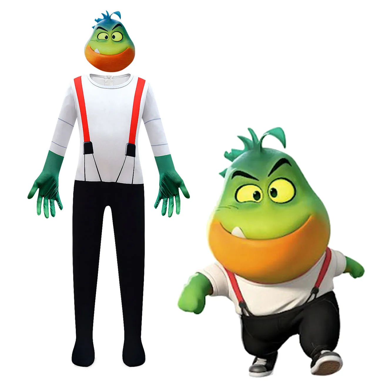 Halloween Costumes for Kids Anime The Bad Guys Cosplay Boys Girls Bodysuit Mask+Gloves Cartoon Carnival Birthday Party Clothing
Halloween Costumes for Kids Anime The Bad Guys Cosplay Boys Girls Bodysuit Mask+Gloves Cartoon Carnival Birthday Party Clothing