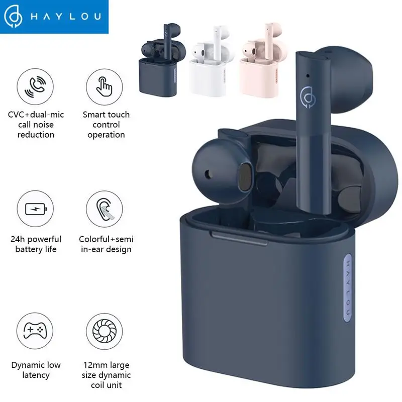 Haylou MoriPods HIFI Wireless Earphones Bluetooth-Compatible 5.2 Headphones Apt Adaptive AAC 4 Mics Noise Canceling Earbud White
Haylou MoriPods HIFI Wireless Earphones Bluetooth-Compatible 5.2 Headphones Apt Adaptive AAC 4 Mics Noise Canceling Earbud White