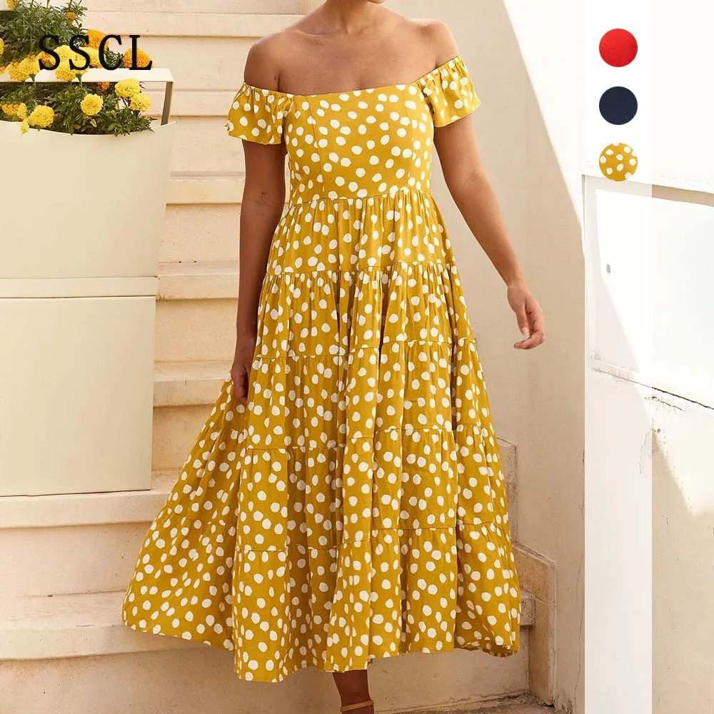 SSCL Sleeveless Square Collar Long Dresses for Women Summer 2023 Ruffles Short Sleeve Bohe Maxi Midi Dress Elegant Sundress Robe
SSCL Sleeveless Square Collar Long Dresses for Women Summer 2023 Ruffles Short Sleeve Bohe Maxi Midi Dress Elegant Sundress Robe
