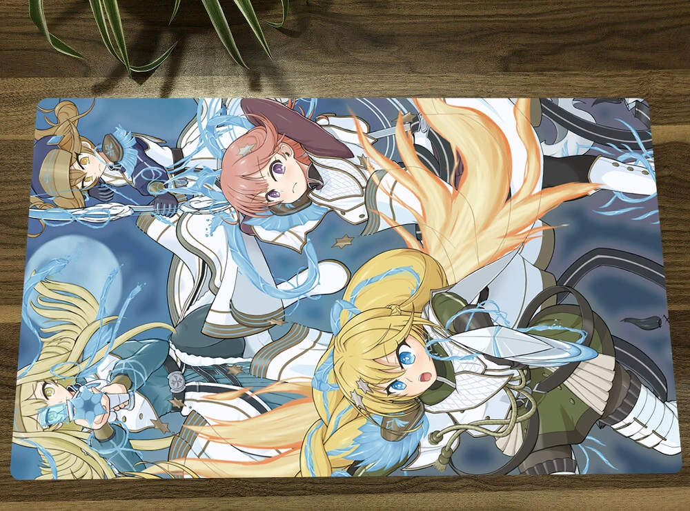 YuGiOh Girls Custom Playmat Exosister TCG CCG Mat Trading Card Game Mat Mouse Pad Mousepad Table Desk Mat Free Bag 60x35cm
YuGiOh Girls Custom Playmat Exosister TCG CCG Mat Trading Card Game Mat Mouse Pad Mousepad Table Desk Mat Free Bag 60x35cm