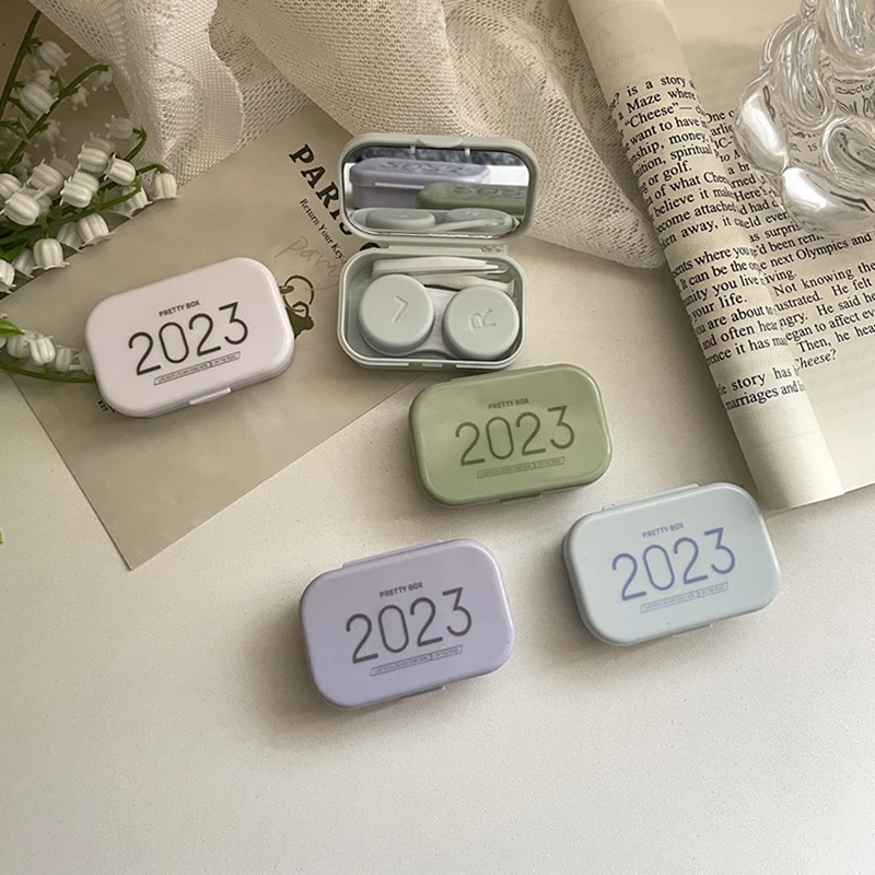 Cute Portable Small Backpack Bear Eye Contacts With Mirror Contact Lens Case Colored Lenses Container Box for Party Travel Set
Cute Portable Small Backpack Bear Eye Contacts With Mirror Contact Lens Case Colored Lenses Container Box for Party Travel Set