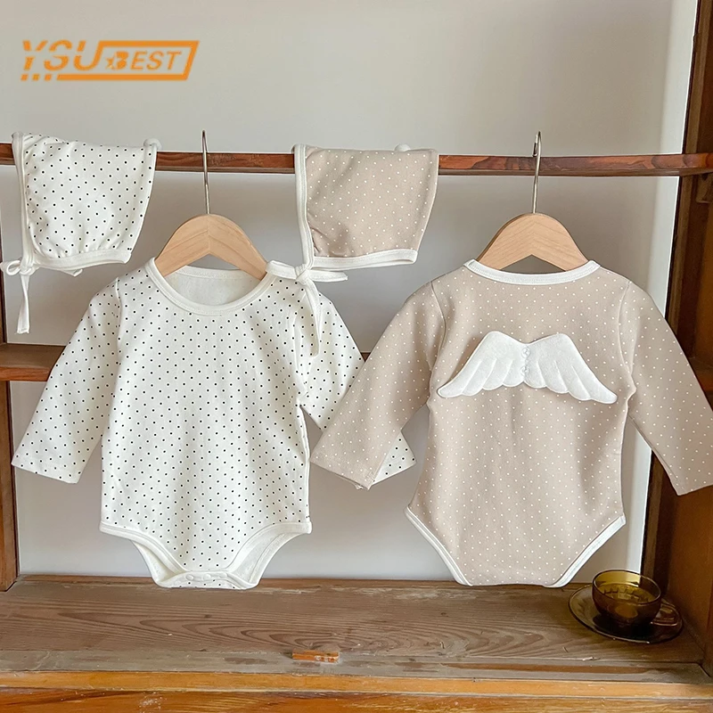Newborn Kids Baby Boys Girls Wing Rompers Infant Baby Girls Long Sleeve Dot Rompers Clothes Baby Boys Girls Rompers 0-3Yrs 
Newborn Kids Baby Boys Girls Wing Rompers Infant Baby Girls Long Sleeve Dot Rompers Clothes Baby Boys Girls Rompers 0-3Yrs