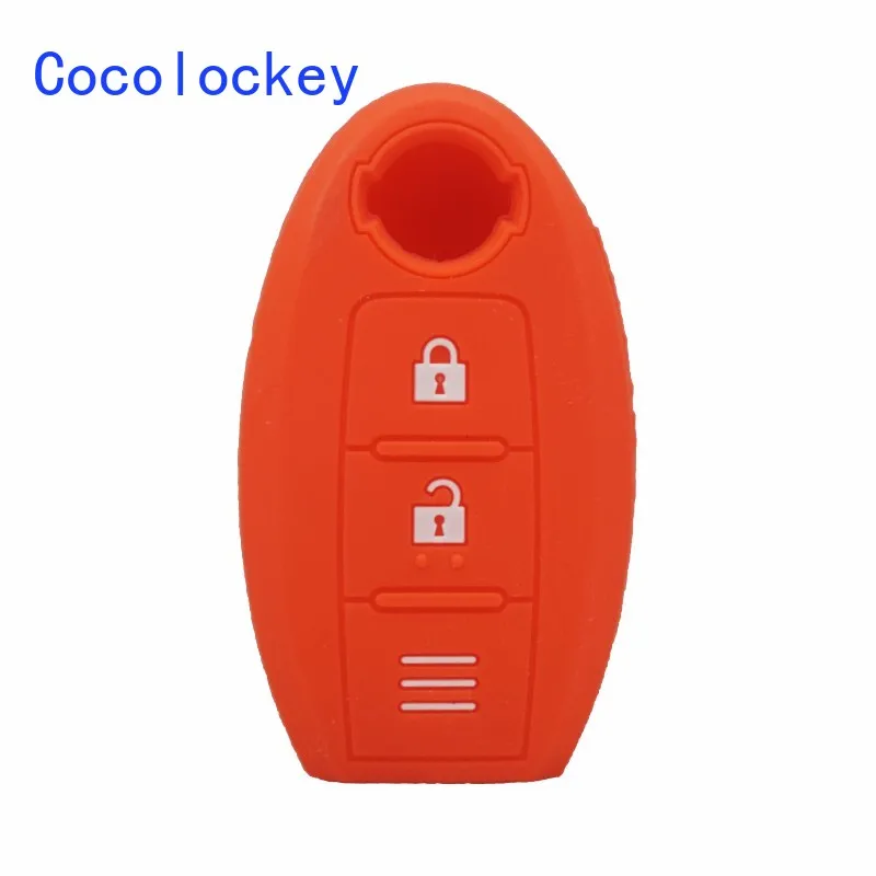 Cocolockey 3 Buttons Silicone Car Key Case Cover for Nissan 2017 2018 Qashqai Skyline Juke Alissa X-trail Keyless Fob Protector
Cocolockey 3 Buttons Silicone Car Key Case Cover for Nissan 2017 2018 Qashqai Skyline Juke Alissa X-trail Keyless Fob Protector