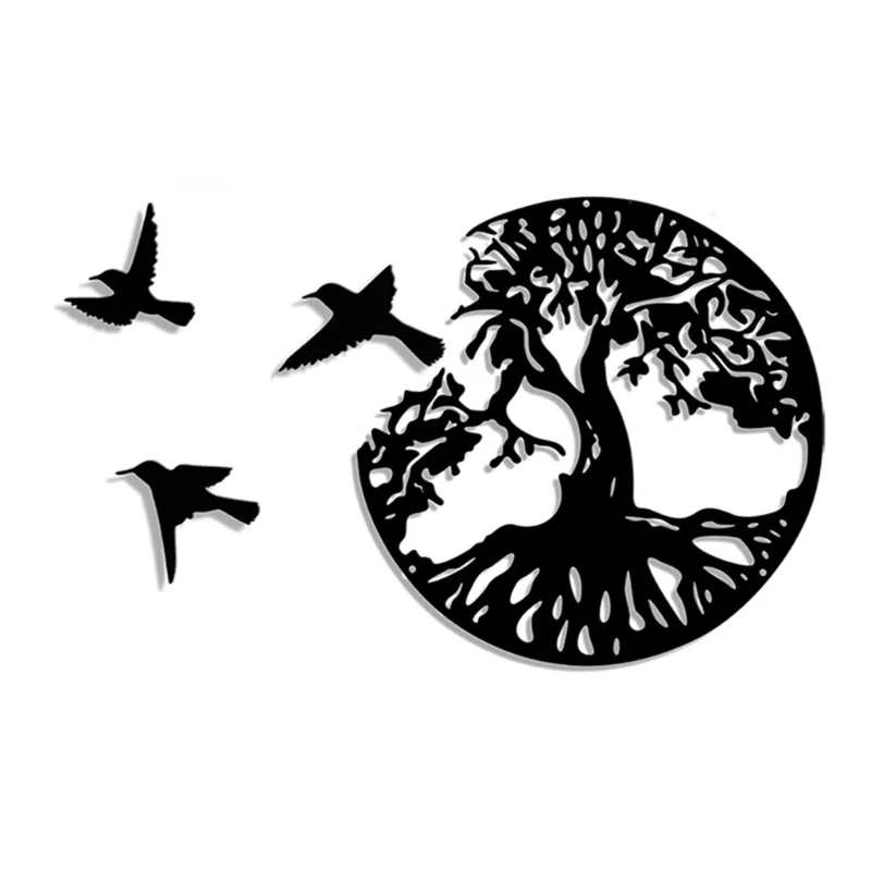 Artistic Durable Iron Stunning Tree and Birds Wall Arts Beautiful Tree and Bird Designs Pictures-Hanging Sculpture
Artistic Durable Iron Stunning Tree and Birds Wall Arts Beautiful Tree and Bird Designs Pictures-Hanging Sculpture