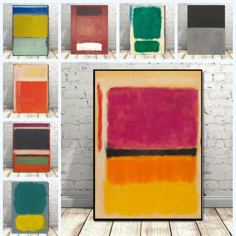 Absrac Color ark Roo Canvas Ar Posers and Prin Scandian Paining all Picur Bedroo Hoe Decor Cdros
