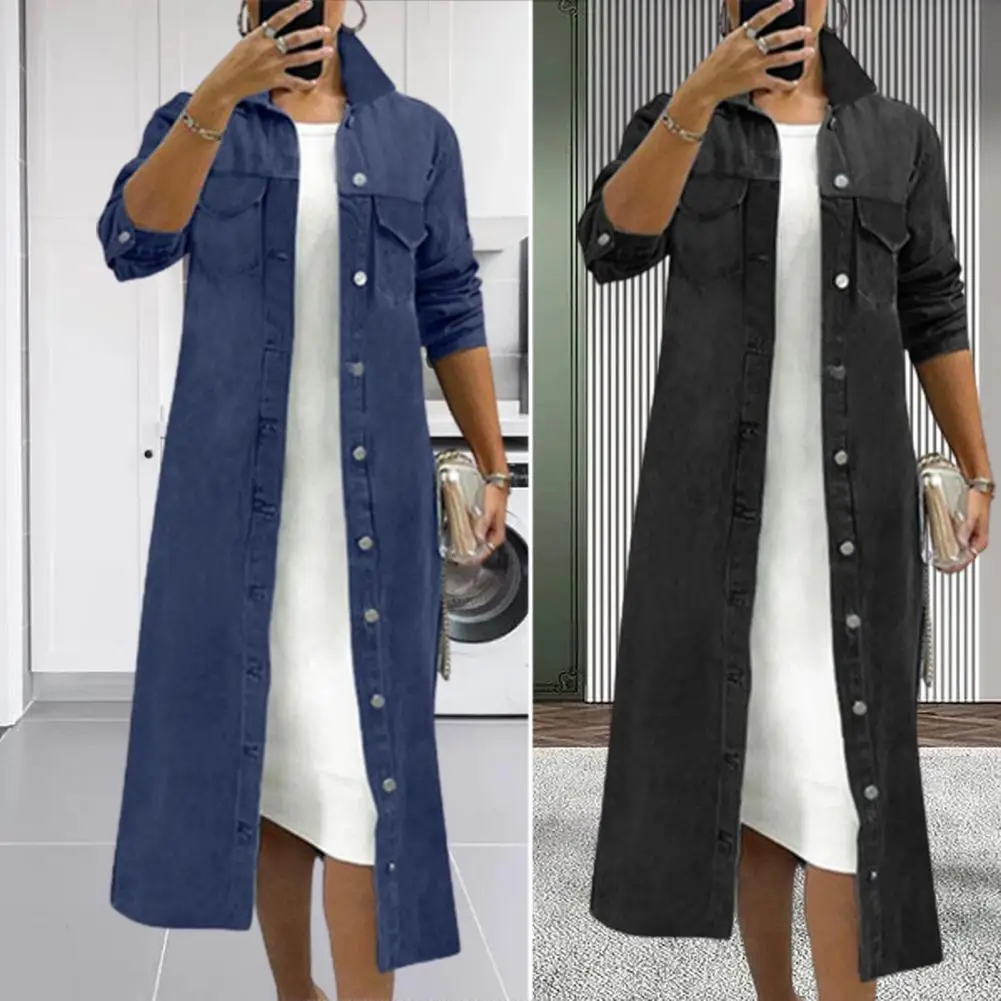 Casual Women Shirt Coat Long Sleeve Turn-down Collar Summer Blouses Solid Color Single-breasted Fashion Lapel Shirt XL
Casual Women Shirt Coat Long Sleeve Turn-down Collar Summer Blouses Solid Color Single-breasted Fashion Lapel Shirt XL