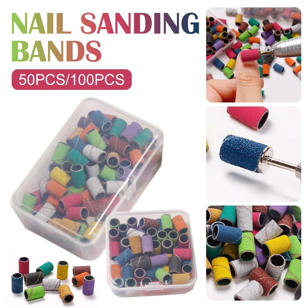 50/100Pcs Nail Sanding Bands For Nail Drill 80/120/180/240 Grit Sanding Band Gel Polish Remover Tool Accessory Manicure Tool
50/100Pcs Nail Sanding Bands For Nail Drill 80/120/180/240 Grit Sanding Band Gel Polish Remover Tool Accessory Manicure Tool