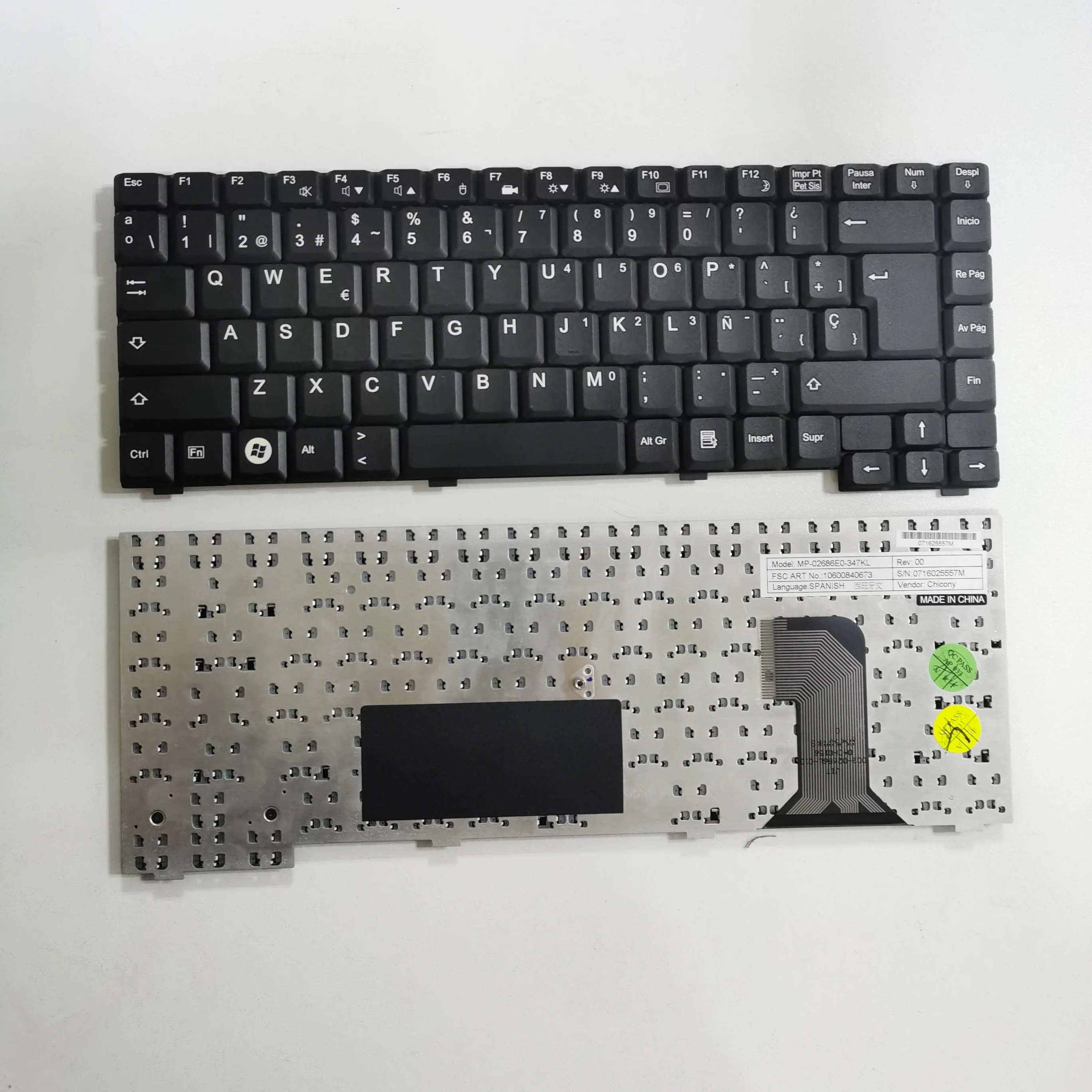 Клавиатура для ноутбука XIN для Asus L3400 L4000 L4400 Z9000 с испанской раскладкой
Клавиатура для ноутбука XIN для Asus L3400 L4000 L4400 Z9000 с испанской раскладкой