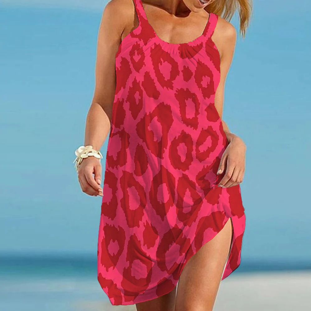 Sexy Leopard Print Beach Mini Woman Dress 2022 Summer Spaghetti Strap Loose Casual Boho Dresses For Women Femme Robe Nightclub
Sexy Leopard Print Beach Mini Woman Dress 2022 Summer Spaghetti Strap Loose Casual Boho Dresses For Women Femme Robe Nightclub