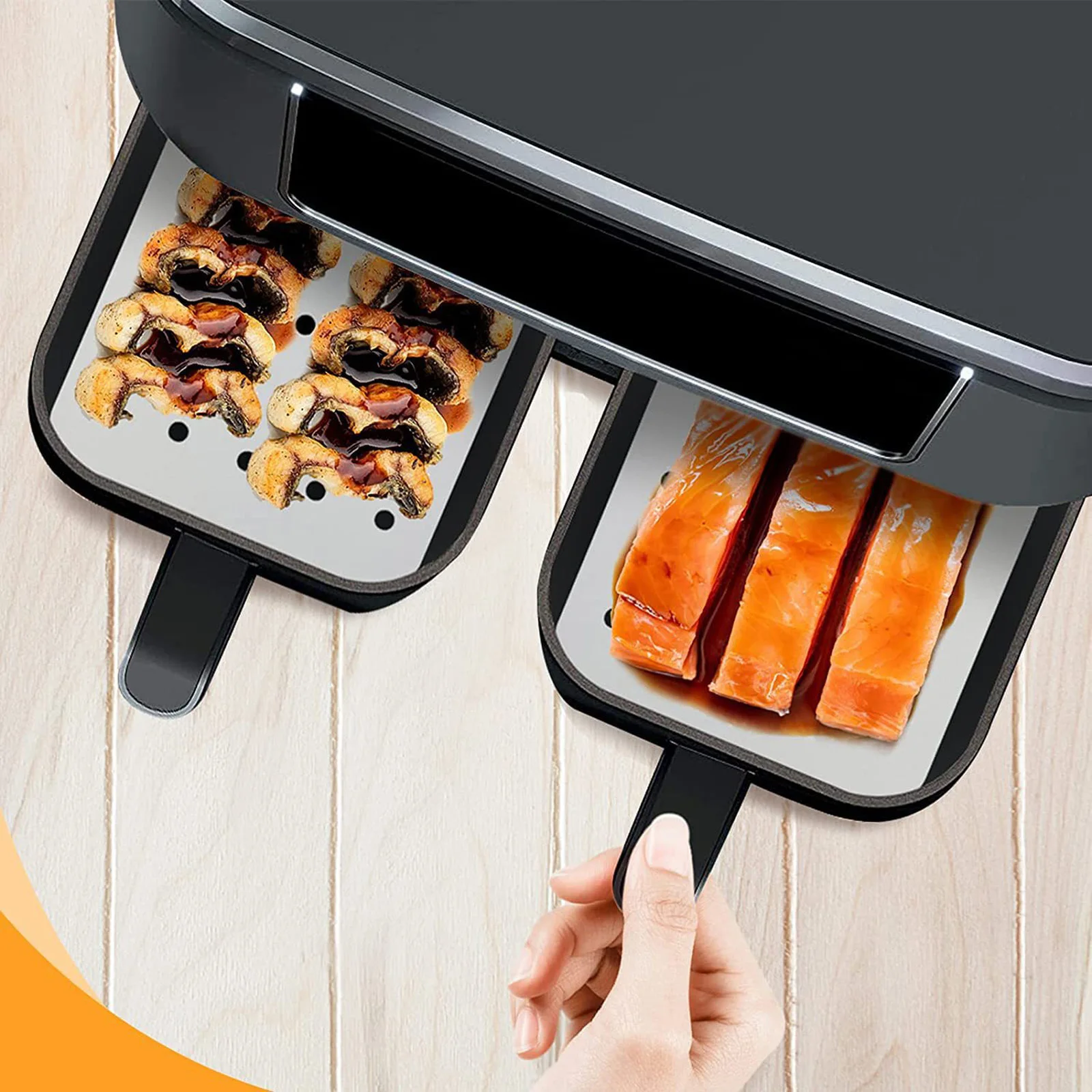 100/200pc Air Fryer Paper Liners Home Garden Kitchen Dining Bar Bakeware Other Bakeware Ovenware For Foodi Dual Air Fryer
100/200pc Air Fryer Paper Liners Home Garden Kitchen Dining Bar Bakeware Other Bakeware Ovenware For Foodi Dual Air Fryer