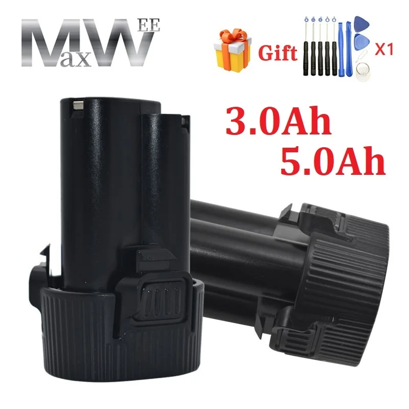 10.8/12V 3.0Ah/5.0Ah For Makita BL1013 Li-ion Power Tools Batteries Replacement BL1014 LCT203W 194550-6 194551-4 195332-9 DF030D
10.8/12V 3.0Ah/5.0Ah For Makita BL1013 Li-ion Power Tools Batteries Replacement BL1014 LCT203W 194550-6 194551-4 195332-9 DF030D