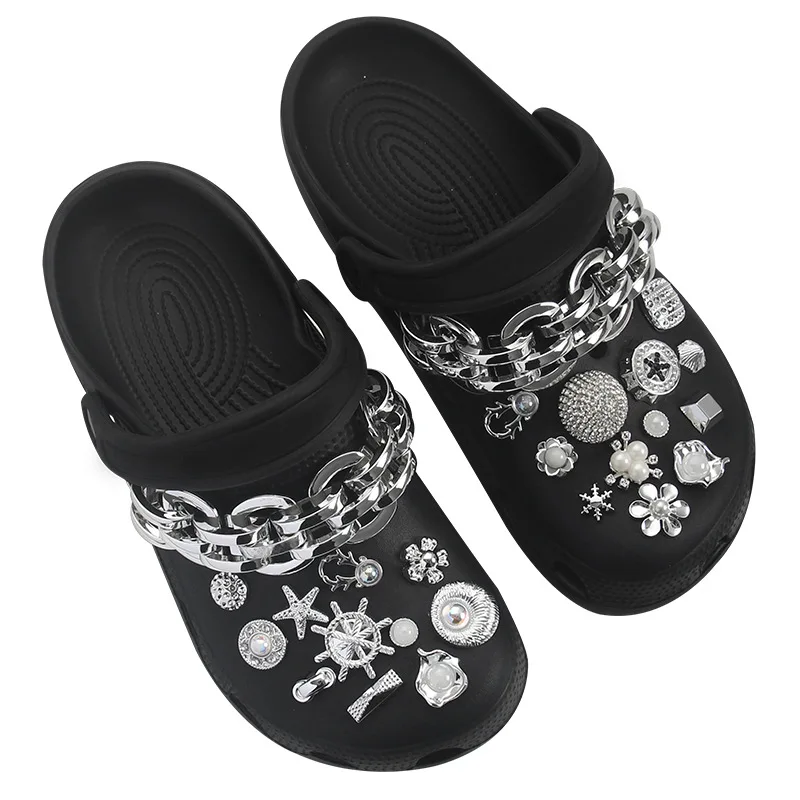 Croc Charms Designer for Shoes Charms Silver Metal Pearl Pirate Ship Style Button Shoes Decorations Accessories for Croc Gift
Croc Charms Designer for Shoes Charms Silver Metal Pearl Pirate Ship Style Button Shoes Decorations Accessories for Croc Gift