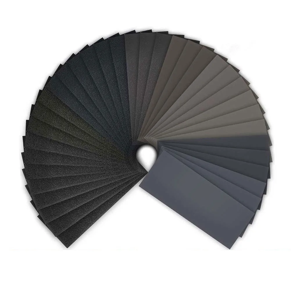 Sand Paper Sandpaper 120-3000grit 42Pcs Assorted Grit For Buffing For Wood Car Metal Sandpapers Silicon Carbide
Sand Paper Sandpaper 120-3000grit 42Pcs Assorted Grit For Buffing For Wood Car Metal Sandpapers Silicon Carbide