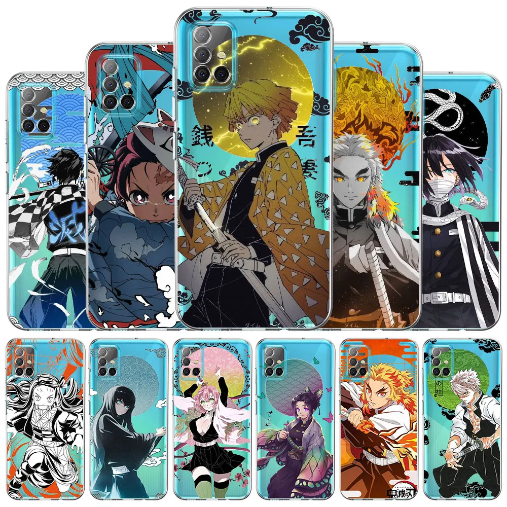 Kimetsu Demon Slayer Anime Case for Samsung Galaxy A52 A12 A32 A21s A51 A73 Clear Funda A72 A31 A50 A41 CellPhone Soft TPU Cover
Kimetsu Demon Slayer Anime Case for Samsung Galaxy A52 A12 A32 A21s A51 A73 Clear Funda A72 A31 A50 A41 CellPhone Soft TPU Cover