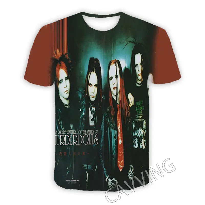 CAVVING 3D Printed Murderdolls Rock Casual T-shirts Hip Hop T Shirts Harajuku Styles Tops Clothing for Men/women
CAVVING 3D Printed Murderdolls Rock Casual T-shirts Hip Hop T Shirts Harajuku Styles Tops Clothing for Men/women