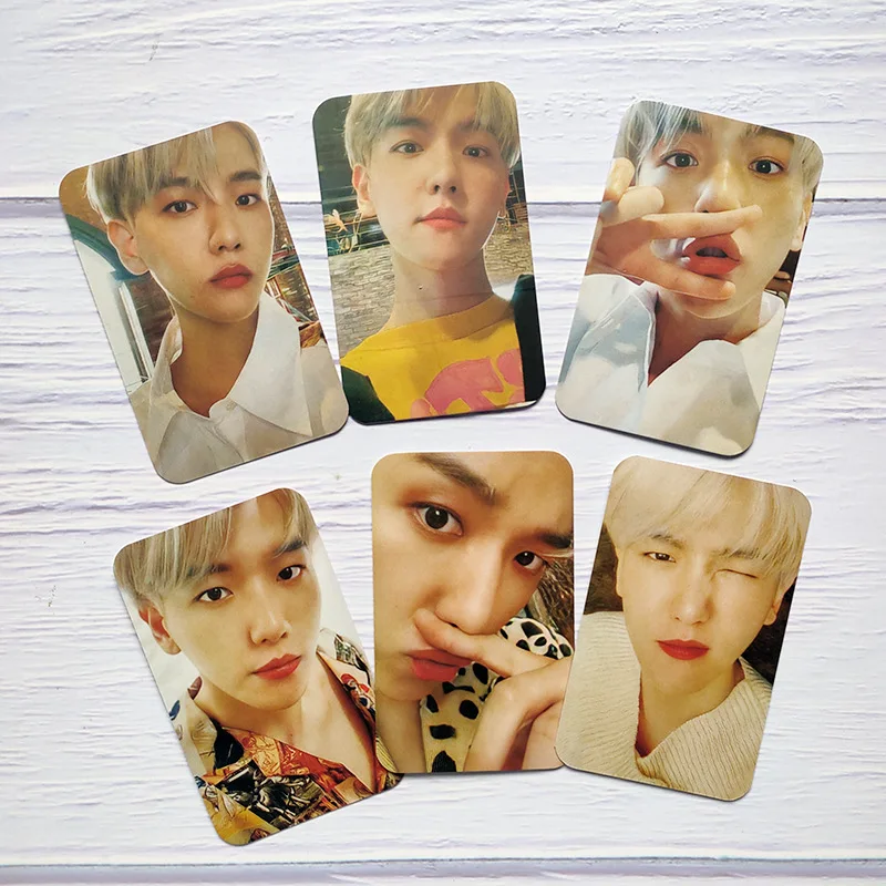 Женский мини-альбом EXO BAEKHYUN японский для той же маленькой карты открытка Бонусная