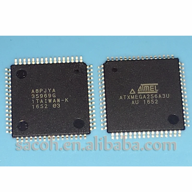 

1PCS New Original ATXMEGA256A3U-AU ATXMEGA256A3U or ATXMEGA256A1-AU ATXMEGA256A1-CU TQFP-64 16-bit Microcontroller