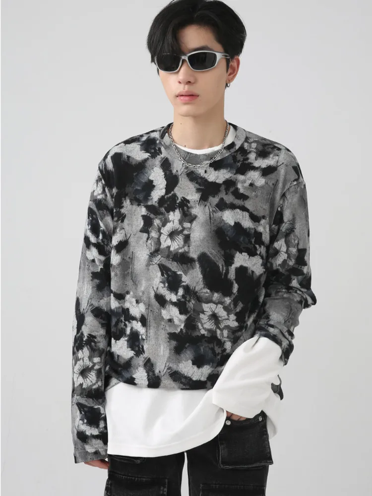 SYUHGFA Men Clothing Long Sleeve Harajuku Print T-shirt 2022 Autumn Round Collar Korea Streetwear T-shirts Tops For Male 
SYUHGFA Men Clothing Long Sleeve Harajuku Print T-shirt 2022 Autumn Round Collar Korea Streetwear T-shirts Tops For Male