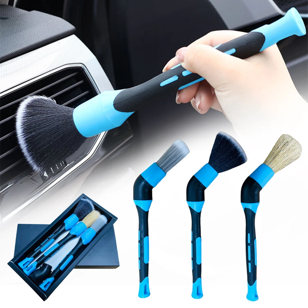 3pc Car Cleaning Brush Super Soft Detailing Brush for Wheel Air Outlet Vents Interior Car Gap Cleaner Auto Car Cleaning Tools
3pc Car Cleaning Brush Super Soft Detailing Brush for Wheel Air Outlet Vents Interior Car Gap Cleaner Auto Car Cleaning Tools