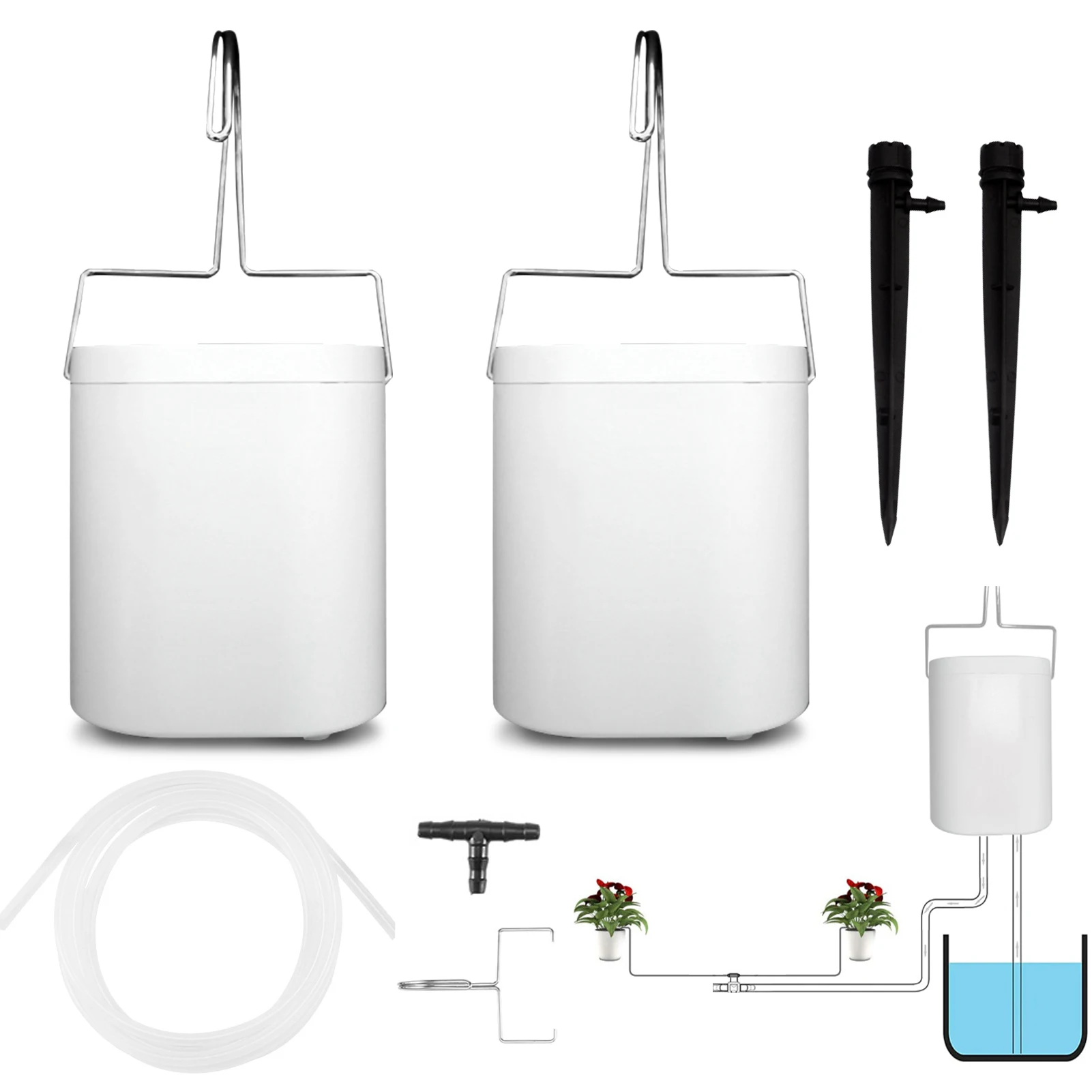 Automatic Watering System Micro DIY Automatic Drip Irrigation Kit With 1-10 Day Programmable Timer Scientific Indoor Irrigation
Automatic Watering System Micro DIY Automatic Drip Irrigation Kit With 1-10 Day Programmable Timer Scientific Indoor Irrigation