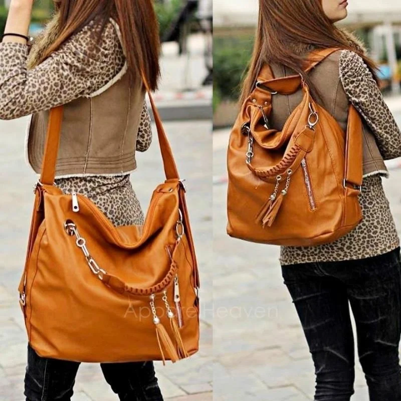 Backpack Women's Dual-use Bag PU Leather Crossbody Shoulder Bag Tote Messenger Hobo Bag
Backpack Women's Dual-use Bag PU Leather Crossbody Shoulder Bag Tote Messenger Hobo Bag