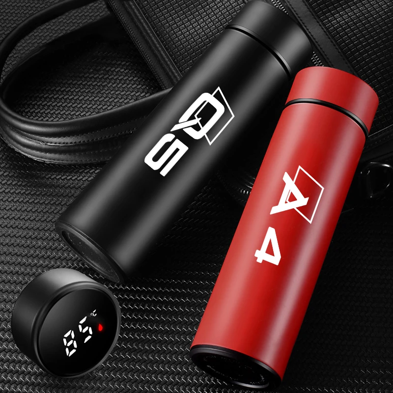 500ml Portable Car Smart Thermos Bottle With Temperature Display For Audi A3 A4 A5 A6 A7 A8 TT Insulation Cups Car Accessories
500ml Portable Car Smart Thermos Bottle With Temperature Display For Audi A3 A4 A5 A6 A7 A8 TT Insulation Cups Car Accessories