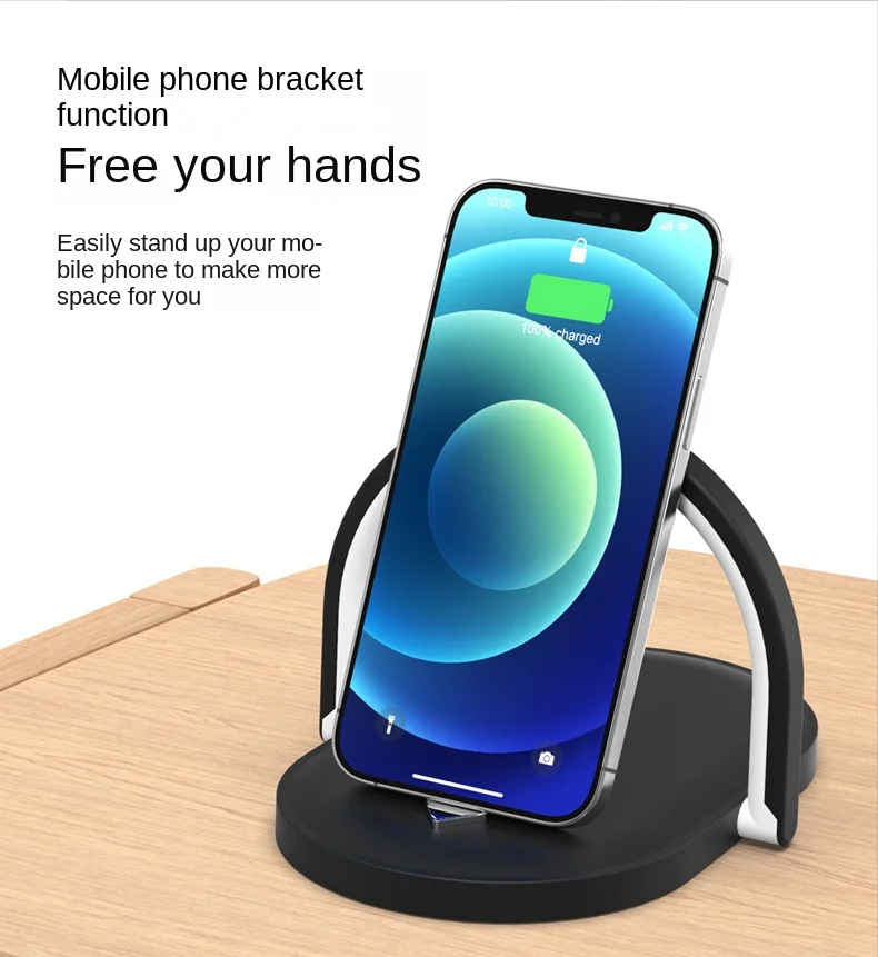 Wireless Charger Night Light 15W Fast Charge with Mobile Phone Stand Desk Lamp Power Bank for IPhone Charger
Wireless Charger Night Light 15W Fast Charge with Mobile Phone Stand Desk Lamp Power Bank for IPhone Charger