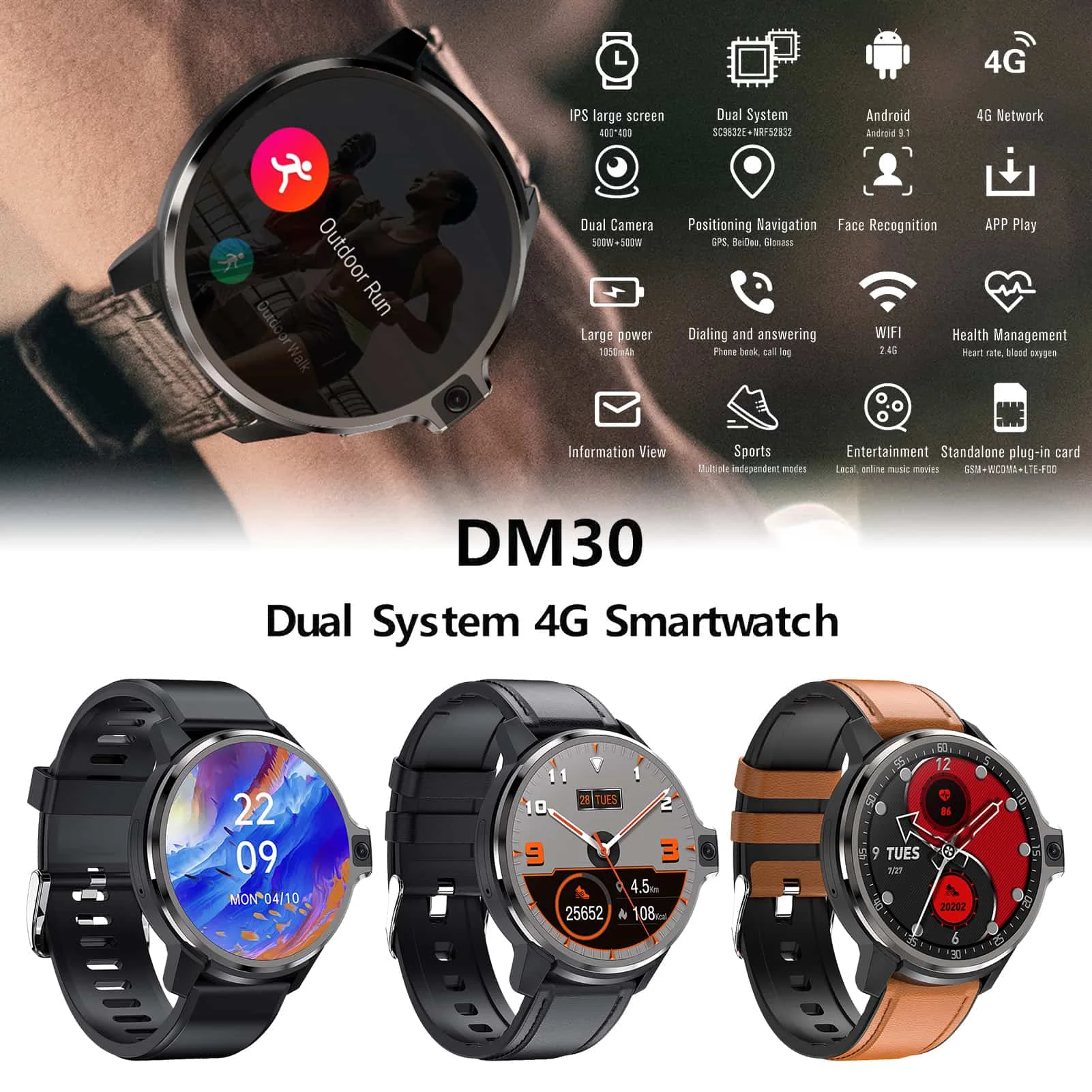 Smart Sport Watch For Men Gift Fitness Heart Rate Blood Pressure Monitor AI Voice Touch Screen Waterproof Blue Tooth Smartwatch
Smart Sport Watch For Men Gift Fitness Heart Rate Blood Pressure Monitor AI Voice Touch Screen Waterproof Blue Tooth Smartwatch
