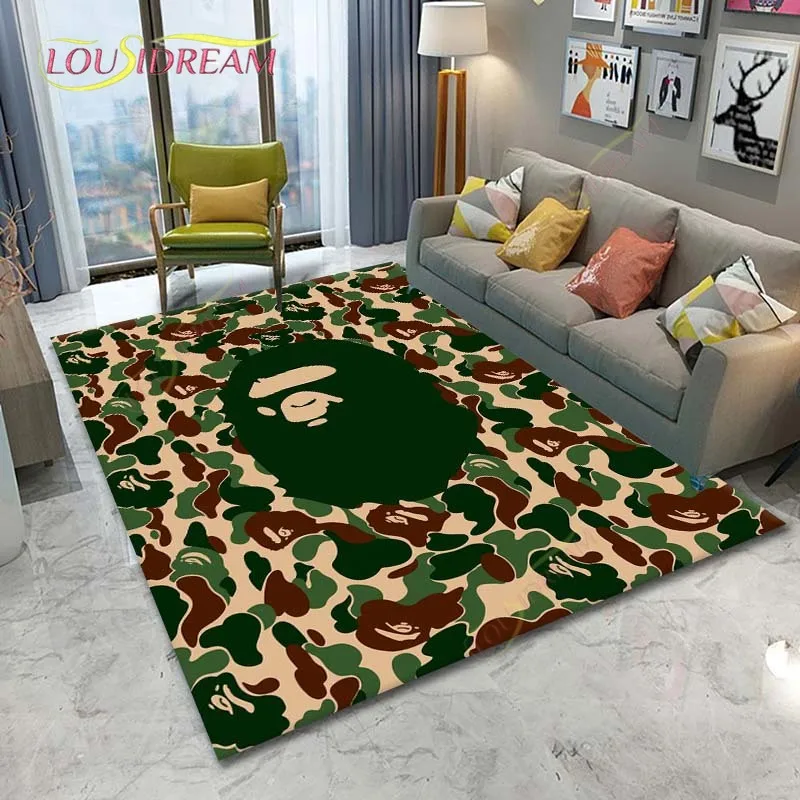 Fashion trend Bape Large Carpets For Living Room Bedroom kidsroom Area Rug Bathmat Soft Rug floor mat Home Decoration
Fashion trend Bape Large Carpets For Living Room Bedroom kidsroom Area Rug Bathmat Soft Rug floor mat Home Decoration