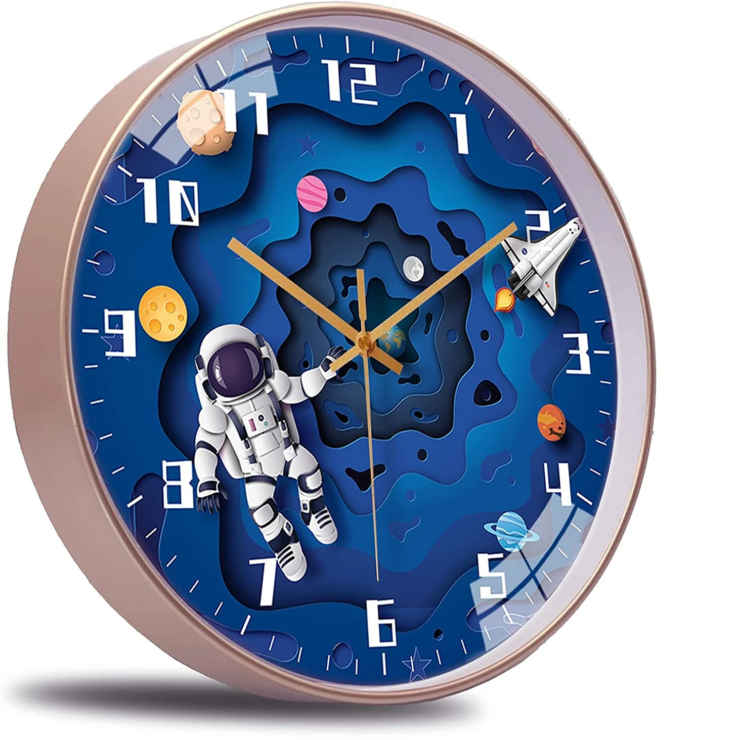 Kids Wall Clock 20cm/8in Silent Children Room Round Wall Clock Battery Operated Space Travel Style Watch for Bedroom
Kids Wall Clock 20cm/8in Silent Children Room Round Wall Clock Battery Operated Space Travel Style Watch for Bedroom
