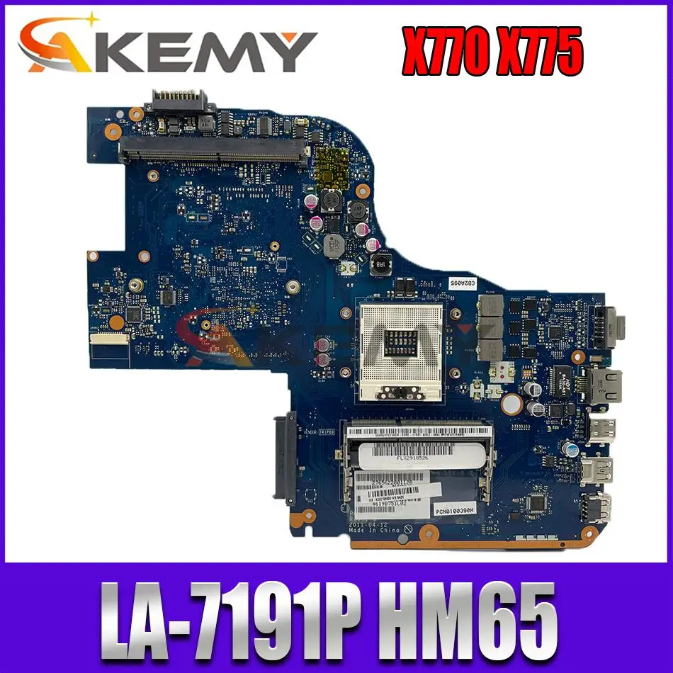 for Toshiba Qosmio X770 X775 laptop Motherboard HM65 GMA HD3000 DDR3 K000126510 PGRAA LA-7191P
for Toshiba Qosmio X770 X775 laptop Motherboard HM65 GMA HD3000 DDR3 K000126510 PGRAA LA-7191P
