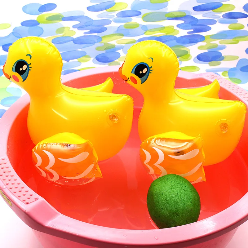 

Маленькая милая надувная утка, Детская Надувная утка для купания, водная игра, надувная маленькая Желтая утка, игрушка для купания, детские игрушки для ванной