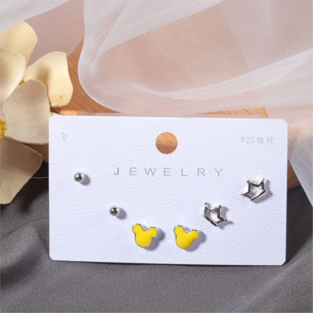 Mini Mouse Earrings Set For Women Small Cute Bear Minimalist Crown Butterfly Moon Whale Heart Star Earring Jewelry Wholesale
Mini Mouse Earrings Set For Women Small Cute Bear Minimalist Crown Butterfly Moon Whale Heart Star Earring Jewelry Wholesale