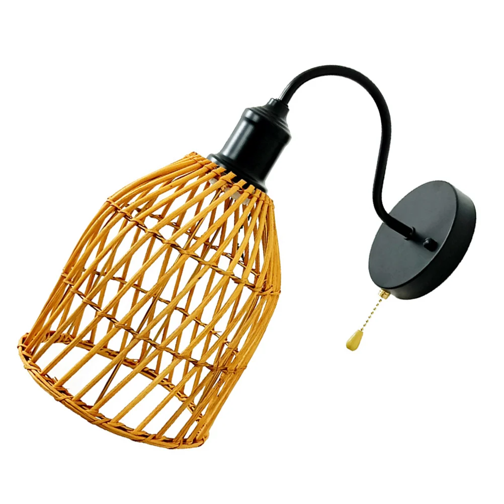 Wall Sconce Light Rattan Lamp Wicker Fixture Pendant Hanging Bedside Lights Wireless Night Shades Woven Shade Corridorboho Plug
Wall Sconce Light Rattan Lamp Wicker Fixture Pendant Hanging Bedside Lights Wireless Night Shades Woven Shade Corridorboho Plug